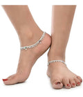 Joban Fashion Silver Copper Anklet For Girl | Grocsy