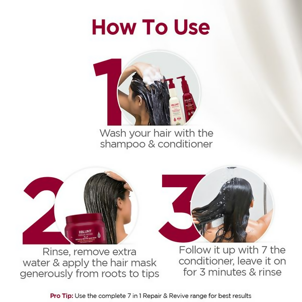 BBlunt 7 in 1 HAir Damage Repair Trio Combo | Grocsy