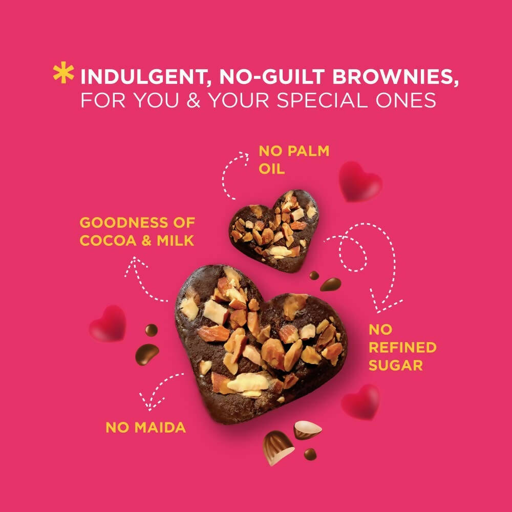 Open Secret Chocolate Almond Brownie Valentine Gifts | Grocsy