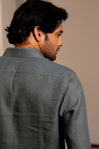 Linen Green Aqua Mist Shirt By Hilo Design | Grocsy