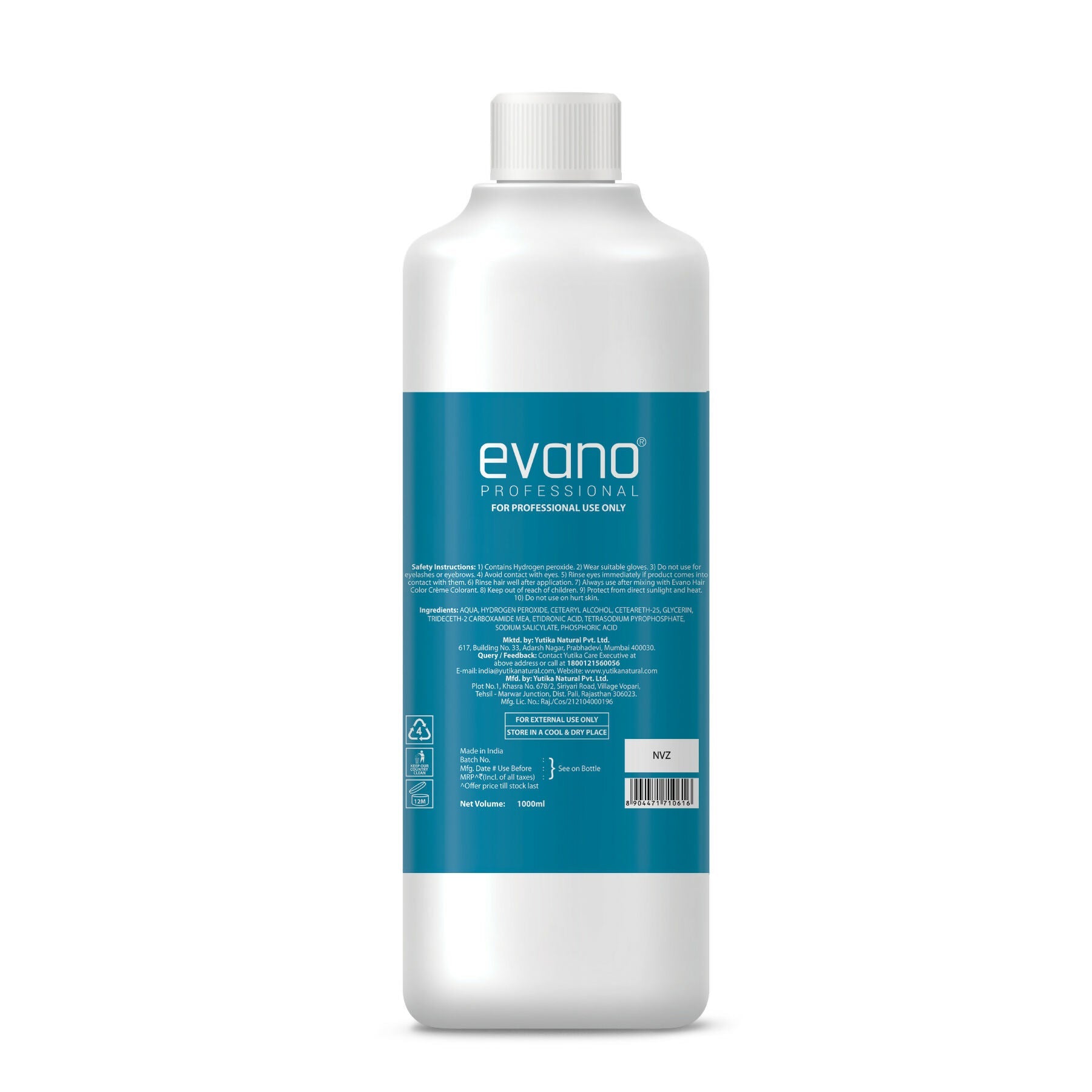 Evano Professional Developer For Hair Colour|Perfect For Women & Men Hair Color | Grocsy