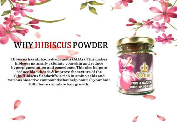 Qadar Pure & Natural Hibiscus Powder | Grocsy