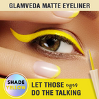 Glamveda Super Matte Liquid Intense Eyeliner - Yellow | Grocsy