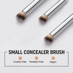 Gleva Mini Angled Under Eye Concealer Makeup Brush | Grocsy