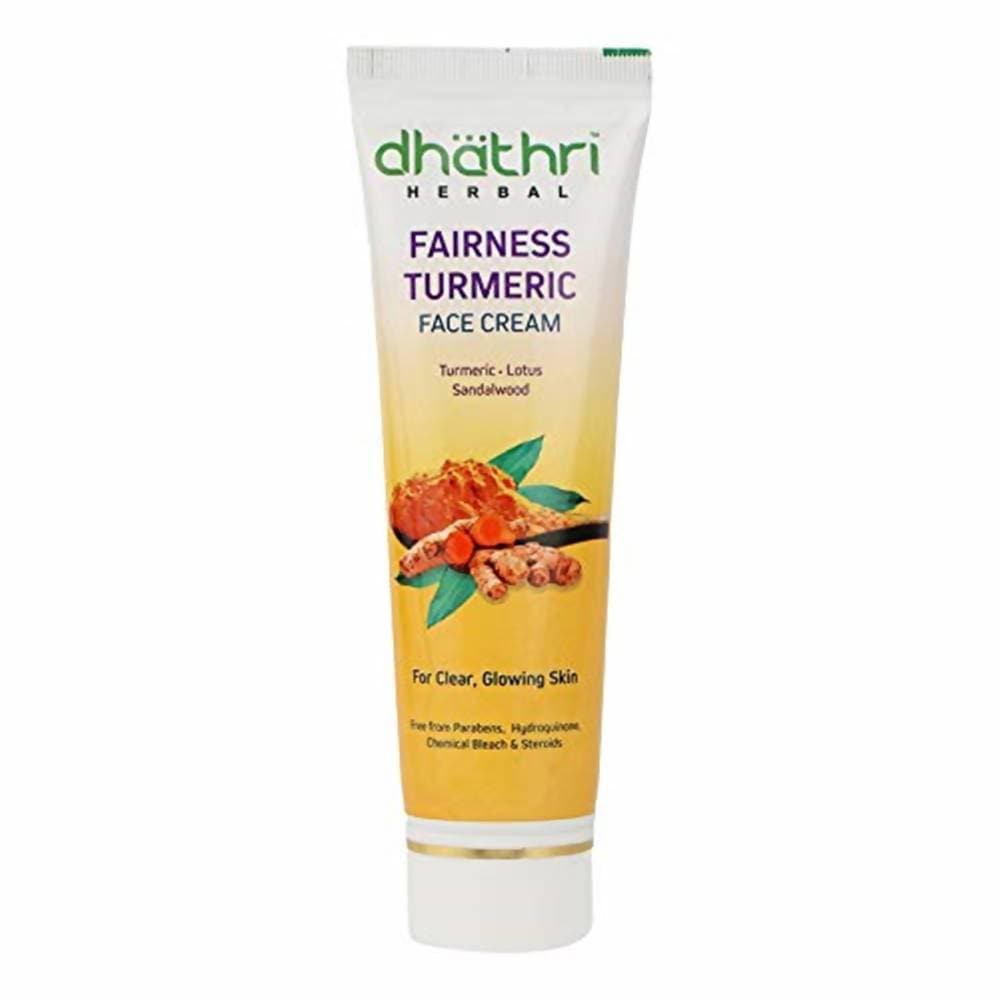 Dhathri Ayurveda Herbal Fairness Turmeric Face Cream | Grocsy