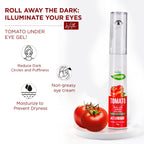 VI-JOHN Prakritik Tomato Under Eye Gel, Reduces Dark Circles, Puffiness,Fine Lines 100% Bioactives | Grocsy
