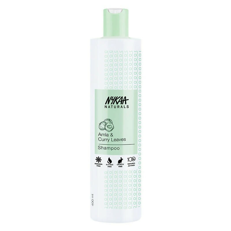 Nykaa Naturals Longer & Thicker Hair - Free Shampoo With Amla, Curry Leaves & Coconut Oil | Grocsy