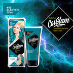 Nisha Cosglam Semi Permanent Hair Color 53 Electric Teal | Grocsy