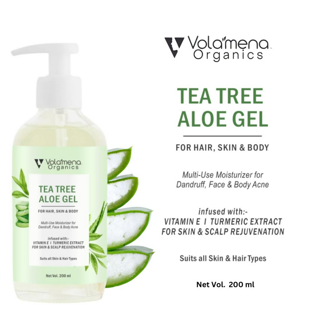 Volamena Tea Tree Aloe Vera Gel | Grocsy