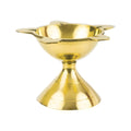 Spillbox Gold-Toned Brass Diya Pooja Essential | Grocsy