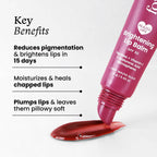 Foxtale Brightening SPF 30 Lip Balm - Light Mauve Glaze (Caramel), Brightens Lips, Reduces Pigmentation | Grocsy