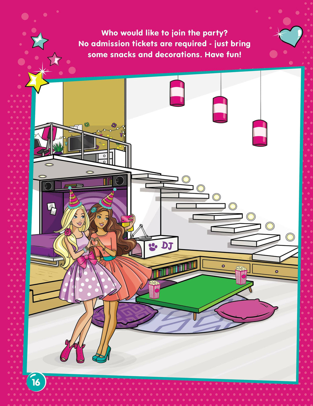 Dreamland Publications Barbie Dreamhouse Adventures -Dream House Decorate with Stickers | Grocsy