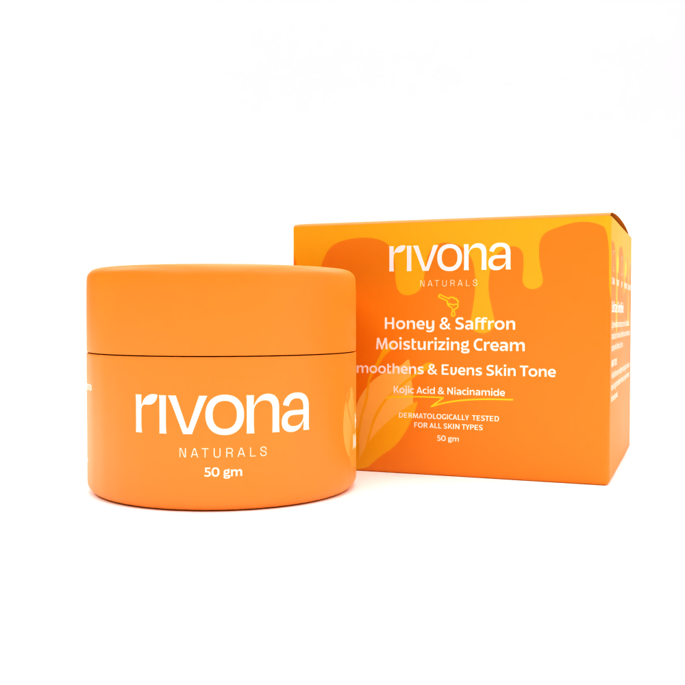Rivona Naturals Honey & Saffron Cream | Grocsy