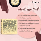 Inatur Lip and Cheek Tint Mocha | Grocsy