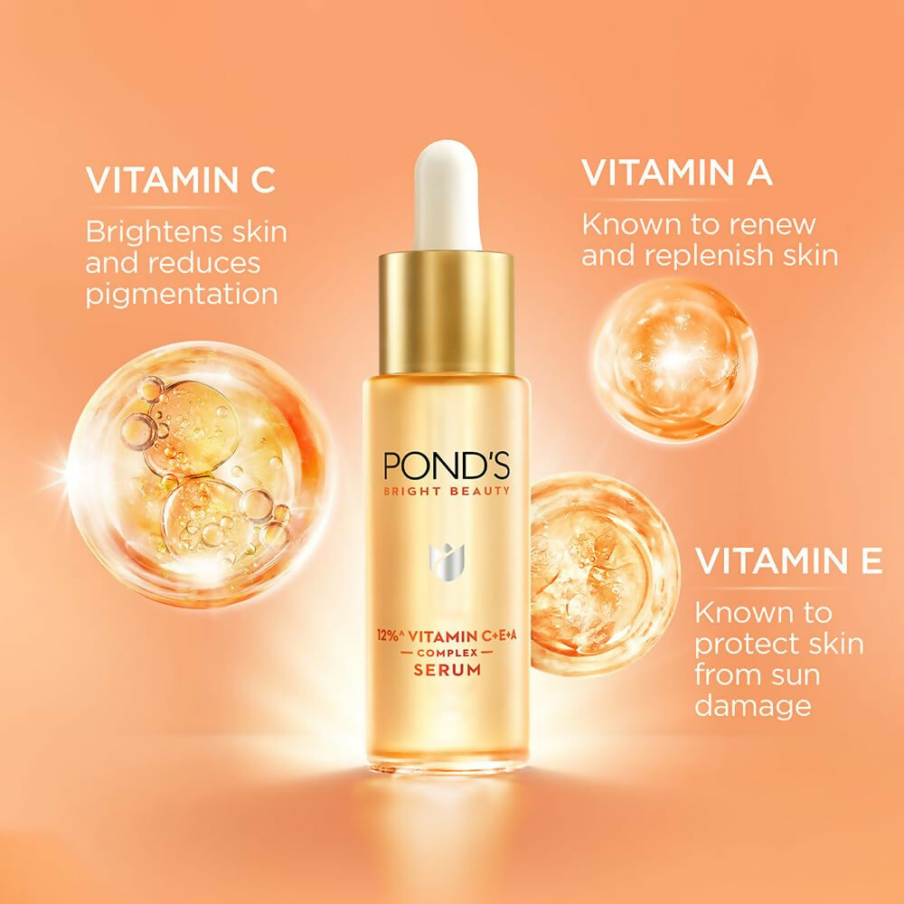 Ponds Bright Beauty 12% Vit C+E+A Serum | Grocsy