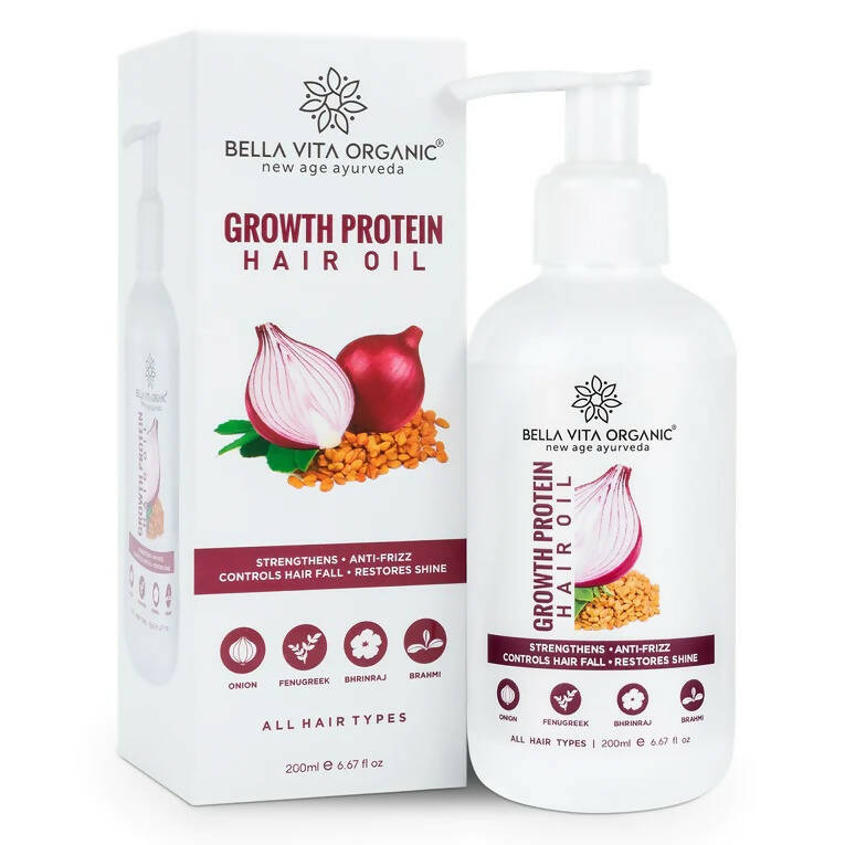 Bella Vita Organic Growth Protein Hair Oil | Grocsy