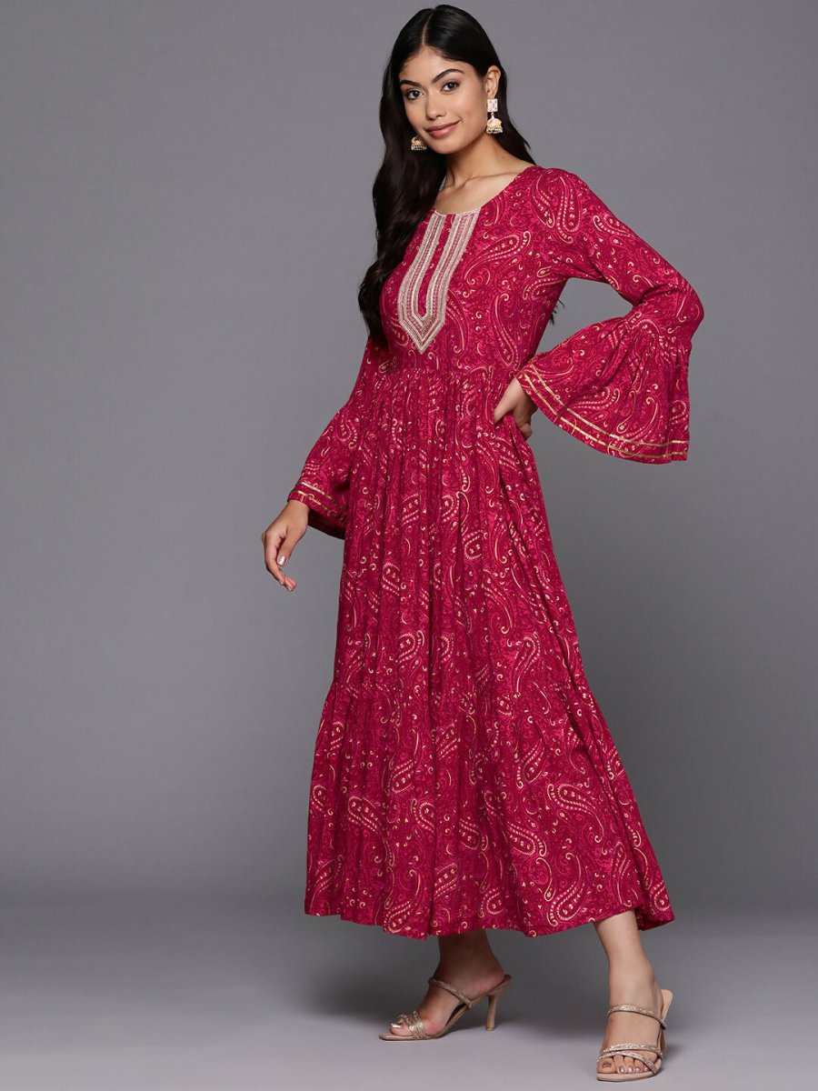 Ahalyaa Women's Traditional wear Lehnga Choli - Red | Grocsy