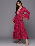 Ahalyaa Women's Traditional wear Lehnga Choli - Red | Grocsy
