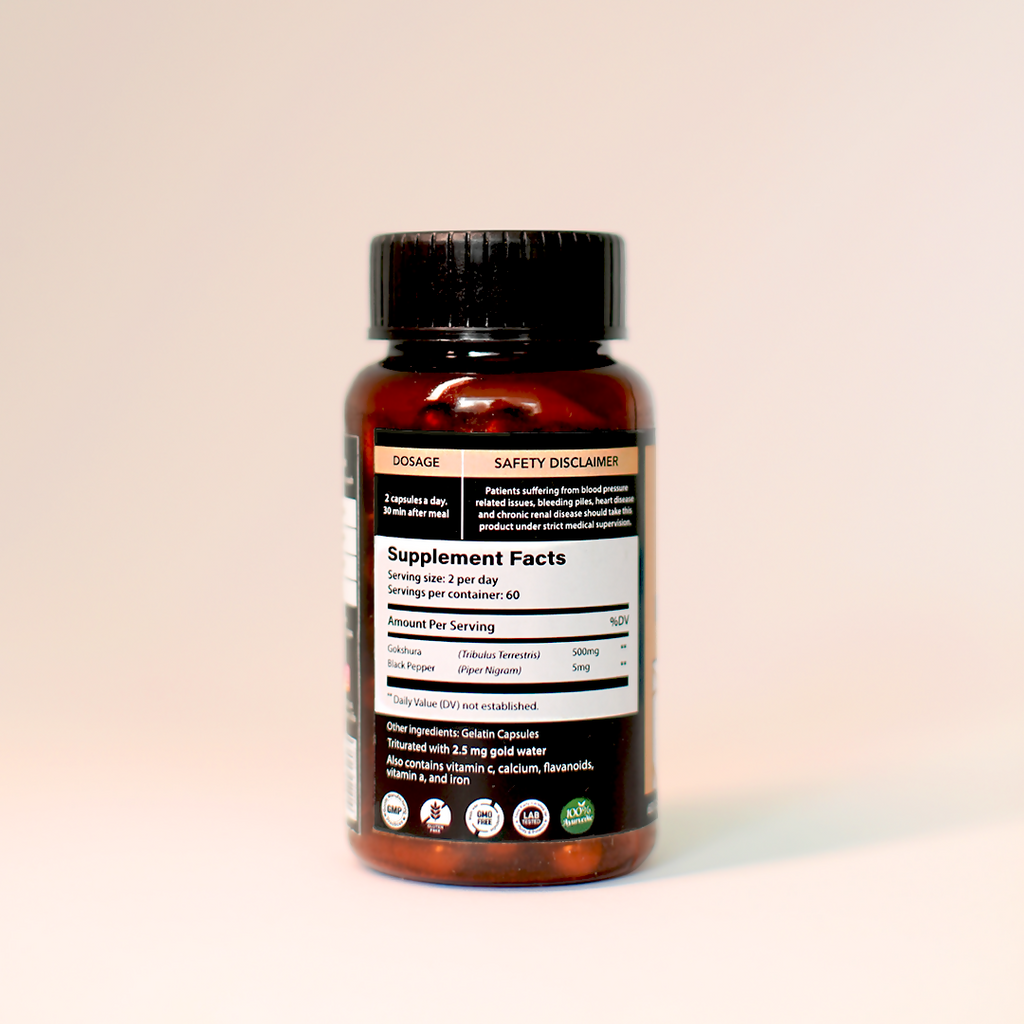Sukham Organic Gokshura Capsules | Grocsy