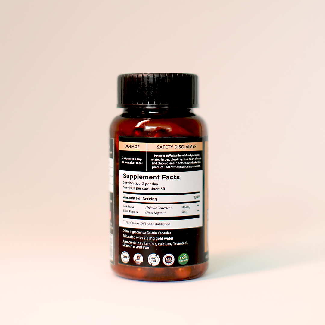 Sukham Organic Gokshura Capsules | Grocsy