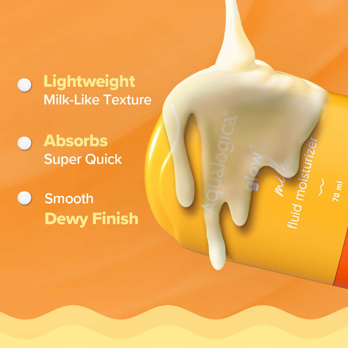 Aqualogica Glow+ Milk Fluid Moisturizer | Grocsy