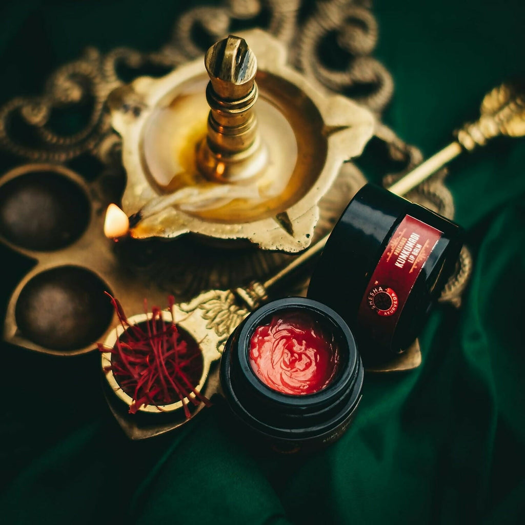 Shesha Ayurveda Kumkumadi Brightening Lip Balm | Grocsy
