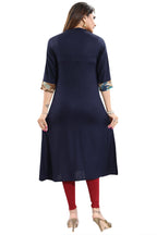 Snehal Creations Designer Rayon Long Kurti With Embroidery | Grocsy