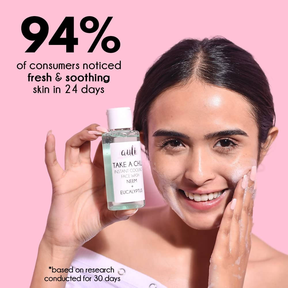 Auli Take A Chill Instant Cooling Face Wash | Grocsy
