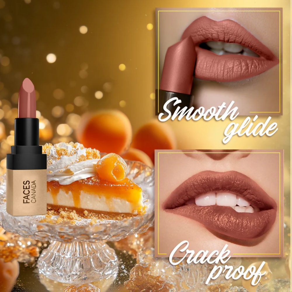 Faces Canada Comfy Matte Velvet Touch Lipstick - Apricot Jam 15 | Grocsy