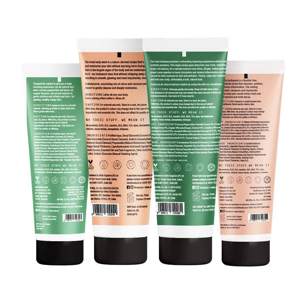 Arata Travel Kit | Grocsy