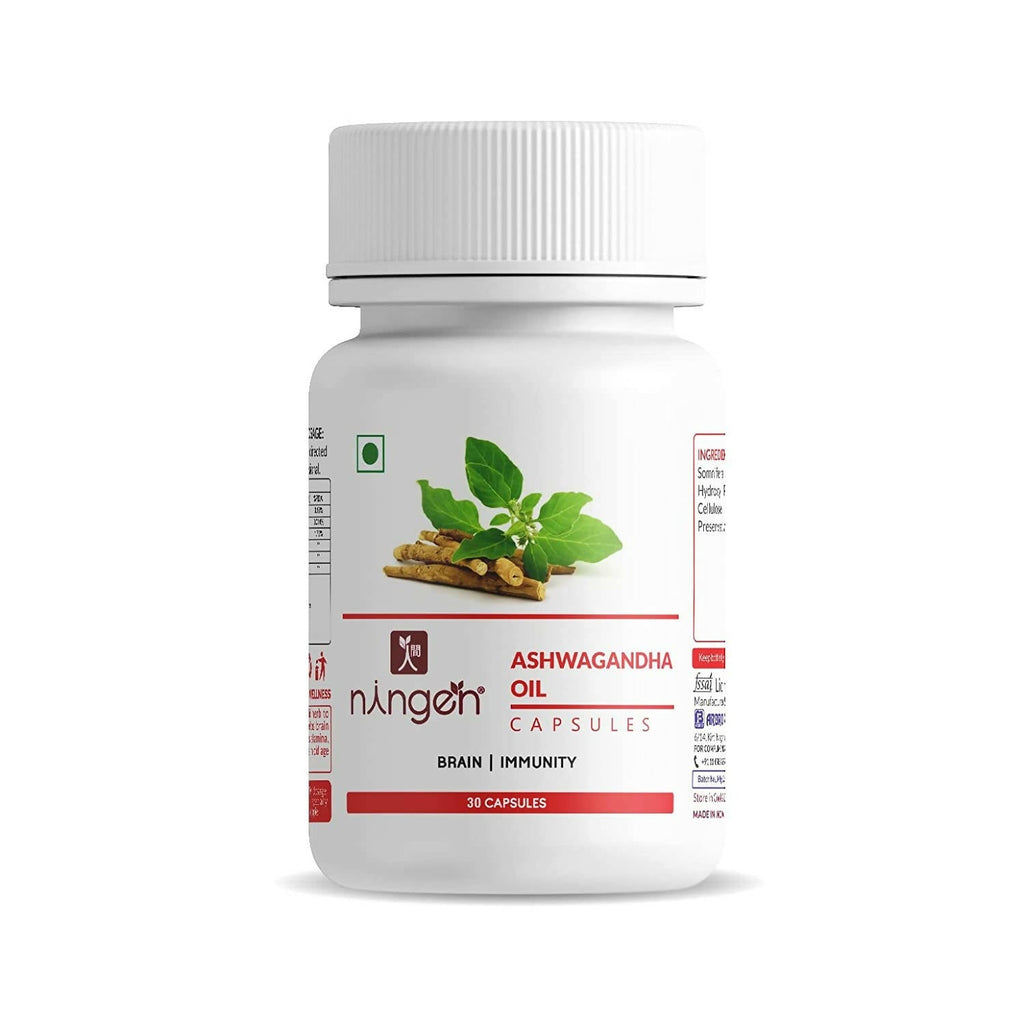 Ningen Ashwagandha Oil Capsules | Grocsy
