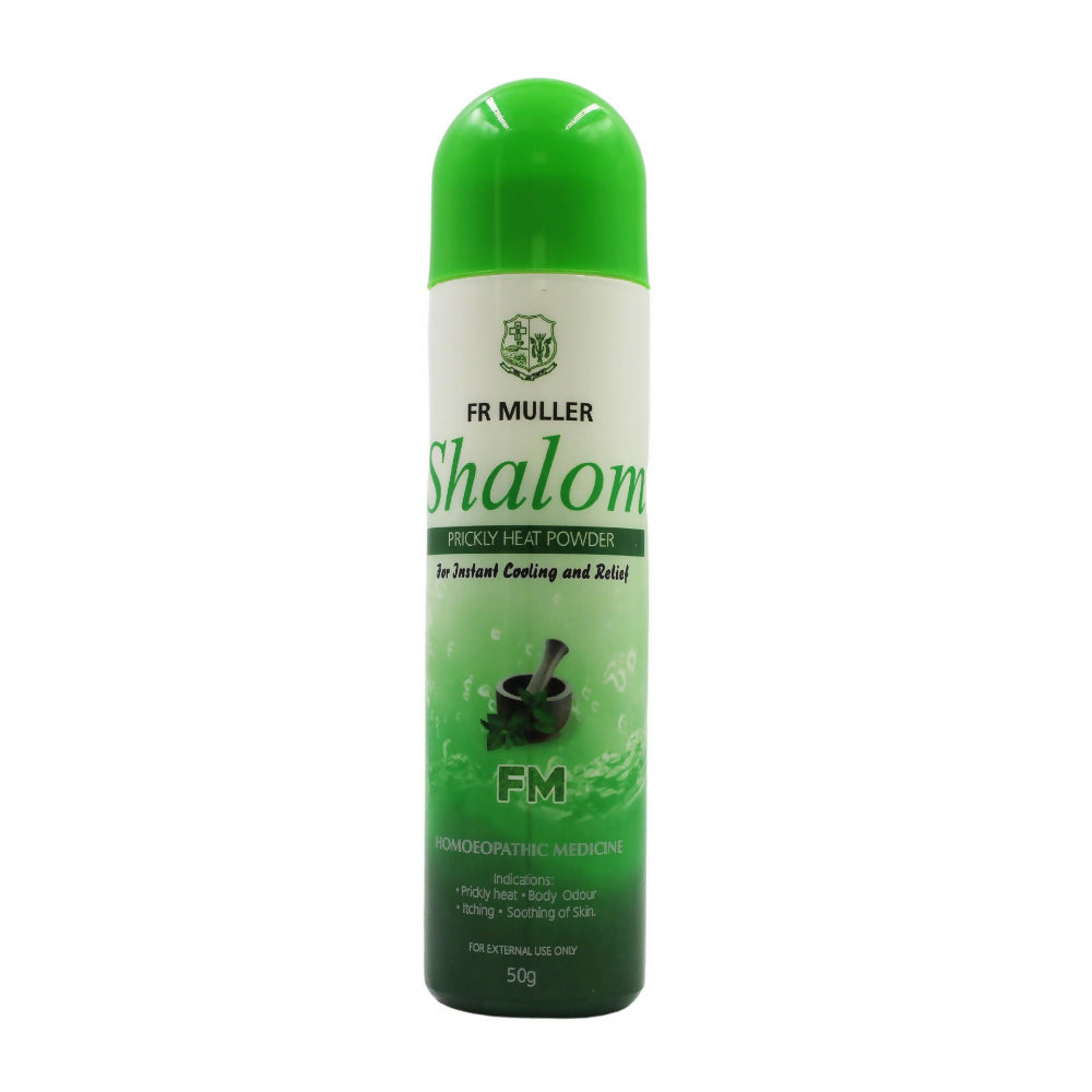Father Muller Shalom Prickly Heat Powder(Green) | Grocsy