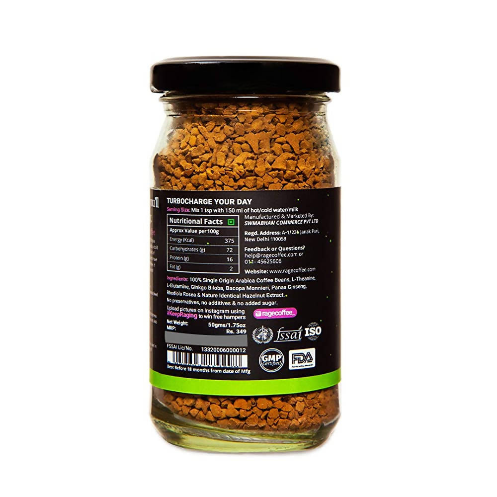 Rage Coffee Irish Hazelnut Instant Coffee | Grocsy