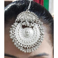 MS Fashion India Oxidized Silver Fashion Maang Tikka | Grocsy
