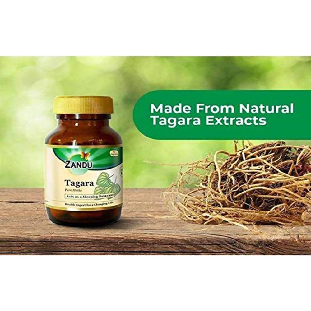 Zandu Tagara Pure Herbs Capsules | Grocsy