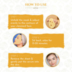 Khadi Essentials Ubtan Serum Sheet Mask | Grocsy