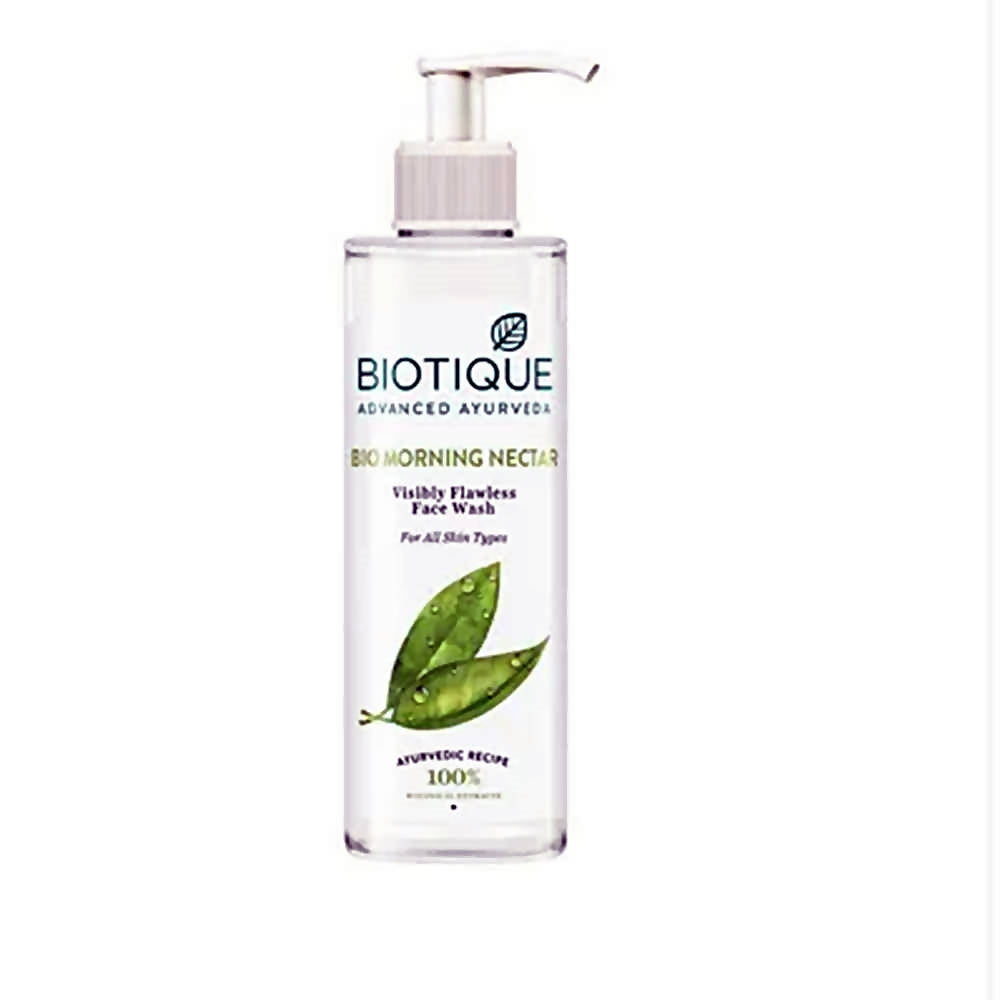 Biotique Advanced Ayurveda Bio Morning Nectar Visibly Flawless Face Wash | Grocsy