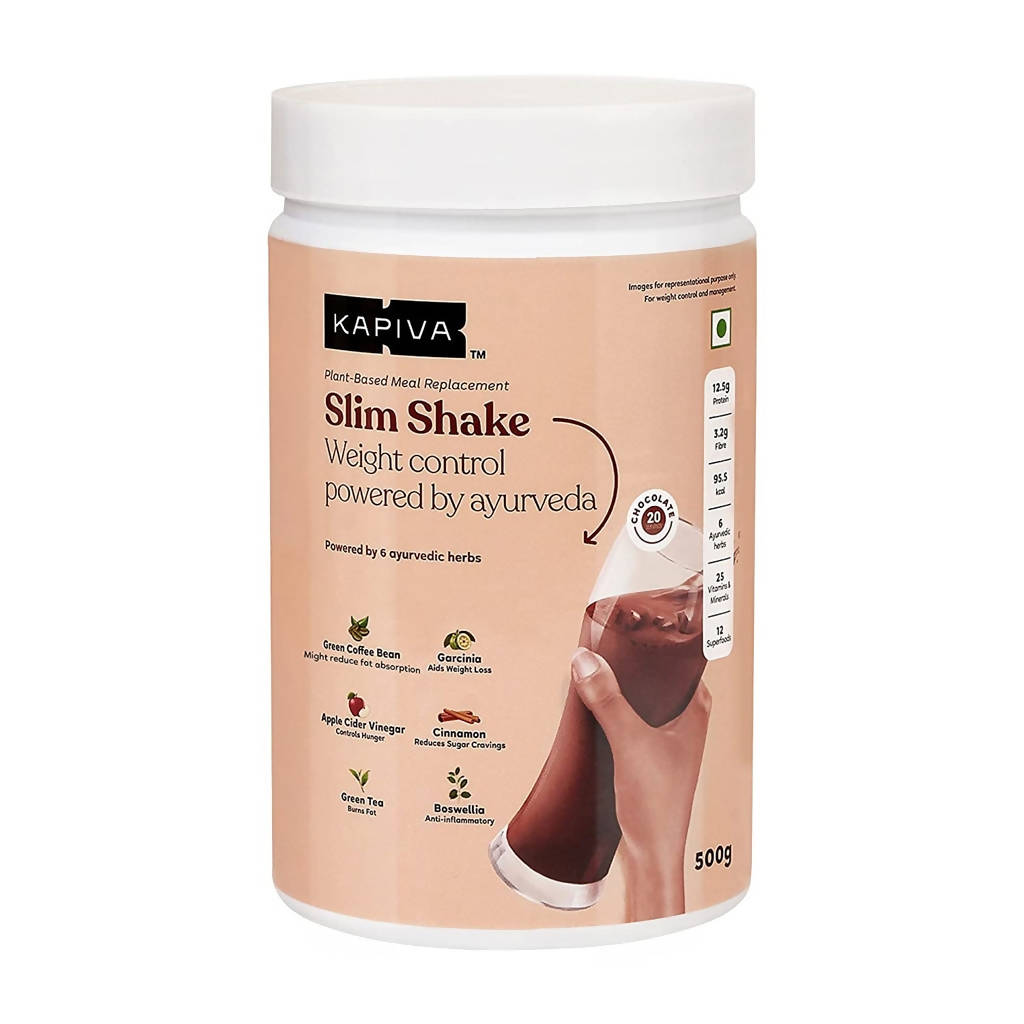 Kapiva Ayurveda Slim Shake - Chocolate | Grocsy