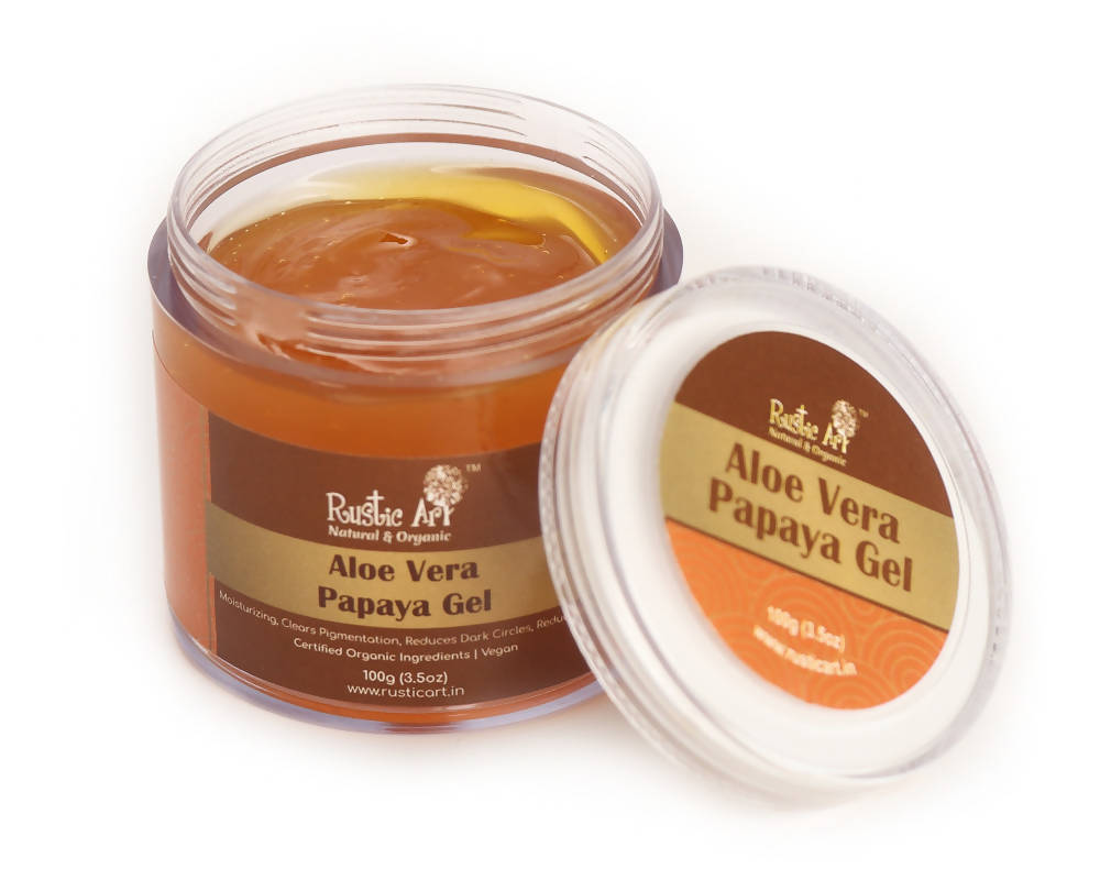 Rustic Art Aloevera Papaya Gel | Grocsy
