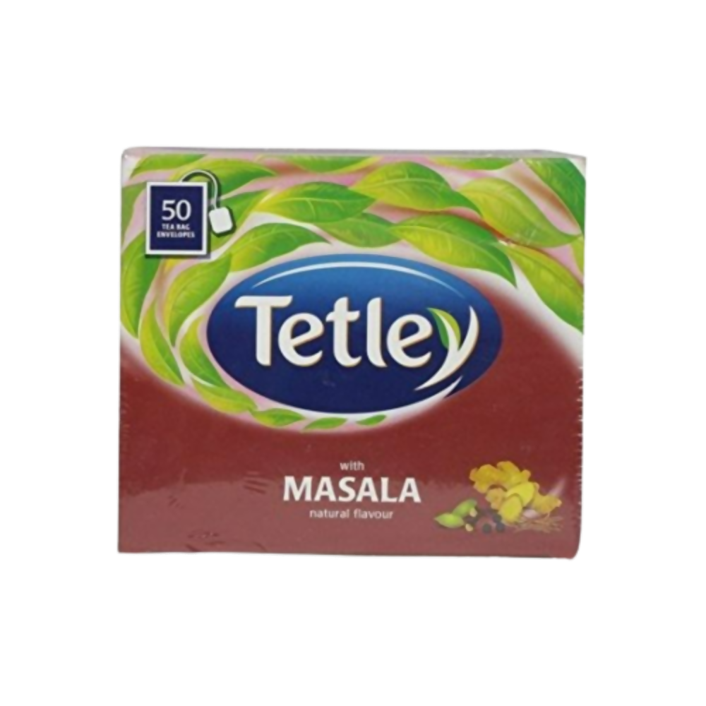 Tetley Tea Bag Masala 50 Piece Carton | Grocsy