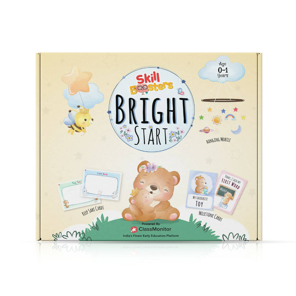 ClassMonitor Learning Educational Kit with Free Mobile App | Preschool Home-Learning Kit for 0-12 month kids | Grocsy