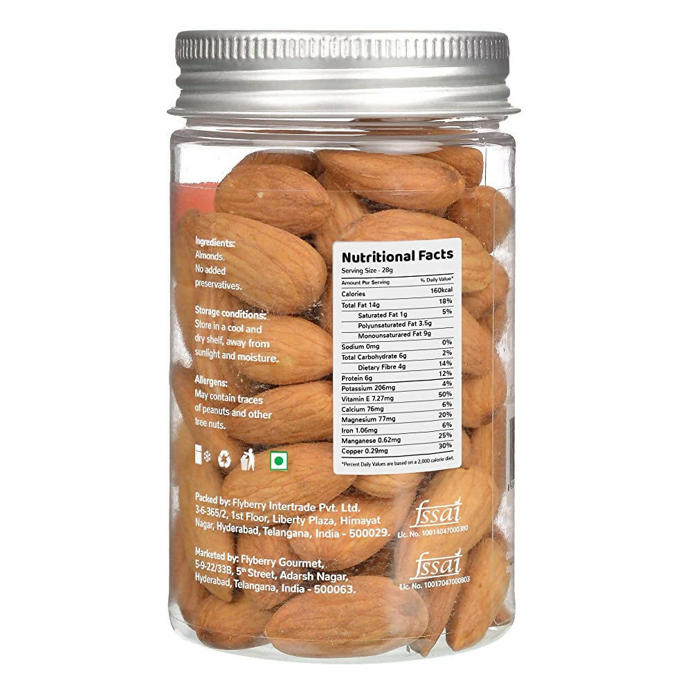 Flyberry Gourmet Premium Almonds | Grocsy
