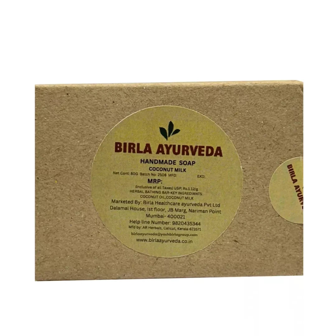 Birla Ayurveda Handmade Coconut Milk Soap | Grocsy