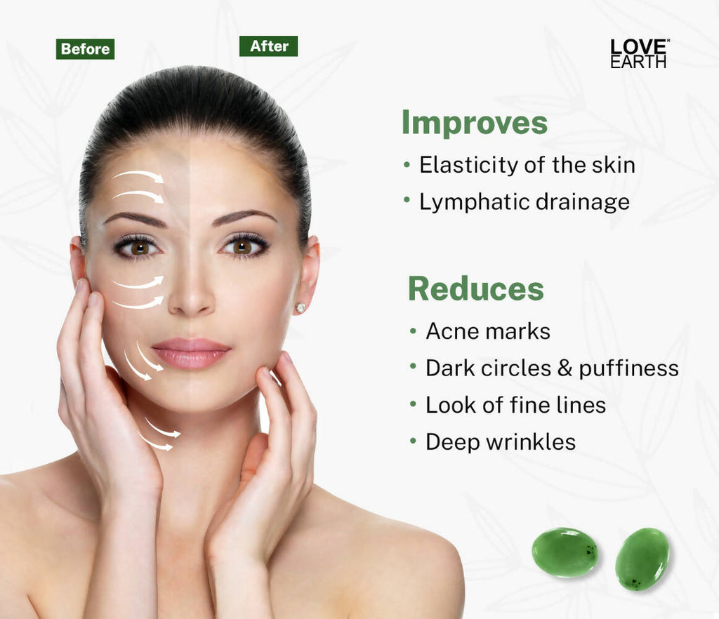 Love Earth Jade Face Roller | Grocsy