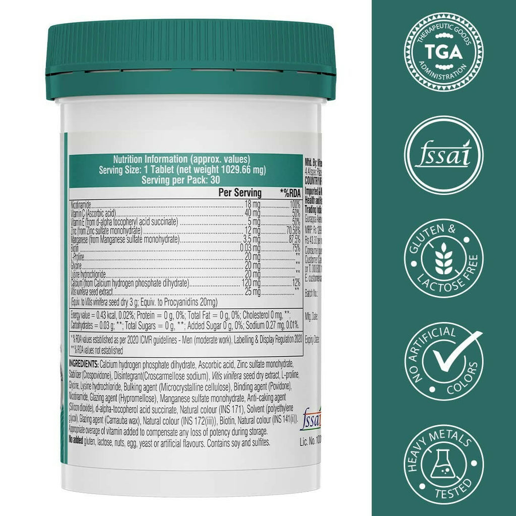 Swisse Vegan Collagen Builder with Biotin & Vitamin C | Grocsy
