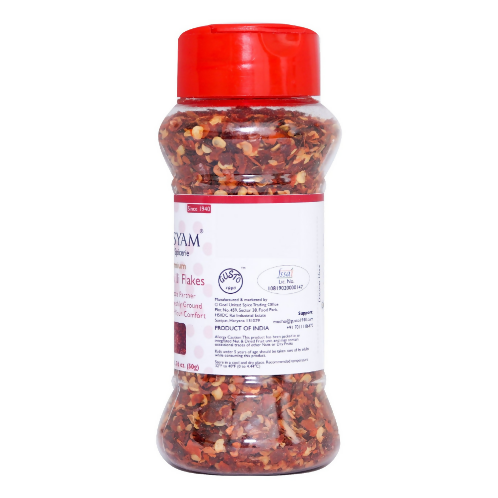 Tassyam Organics Chili Flakes and Oregano | Grocsy