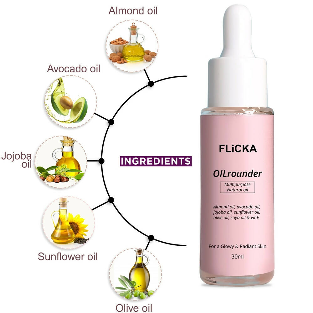 Flicka Oil Rounder Multi-Purpose Oil | Grocsy