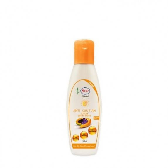 Ayur Herbals Anti-Sun Tan Lotion With Papaya | Grocsy