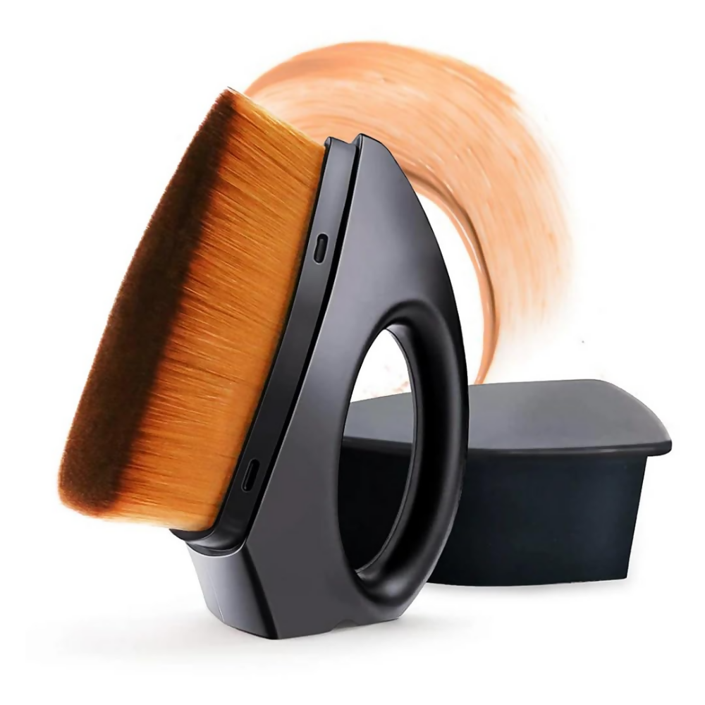 Gleva Foundation Makeup Brush Flawless Black | Grocsy