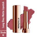 Ronzille Natural Colored Long Stay Matte Lipstick - Shade 16 | Grocsy